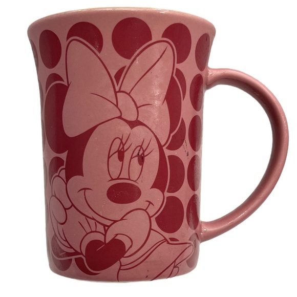 Walt Disney Other - WALT DISNEY WORLD Minnie Mouse Pink and Lime Green Coffee Tea Mug 16oz